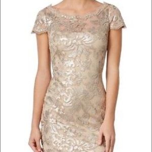 🌟HPx2🎉Calvin Klein Sequined Lace Sheath Dress